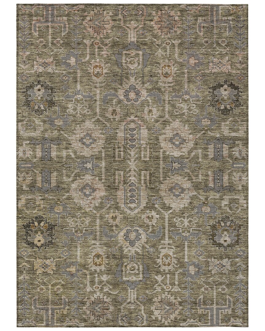 Addison Rugs Chantille Polyester Indoor/outdoor Washable Rug In Brown