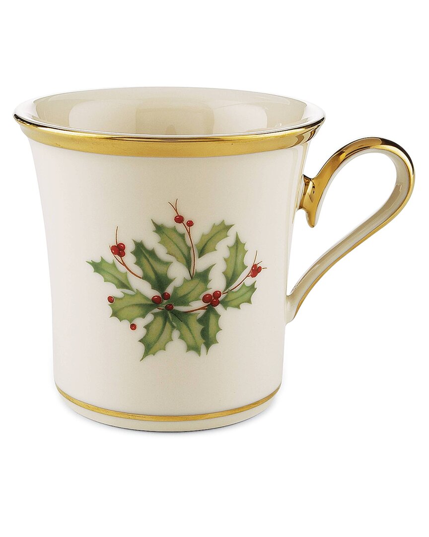 Lenox Holiday Mug In White