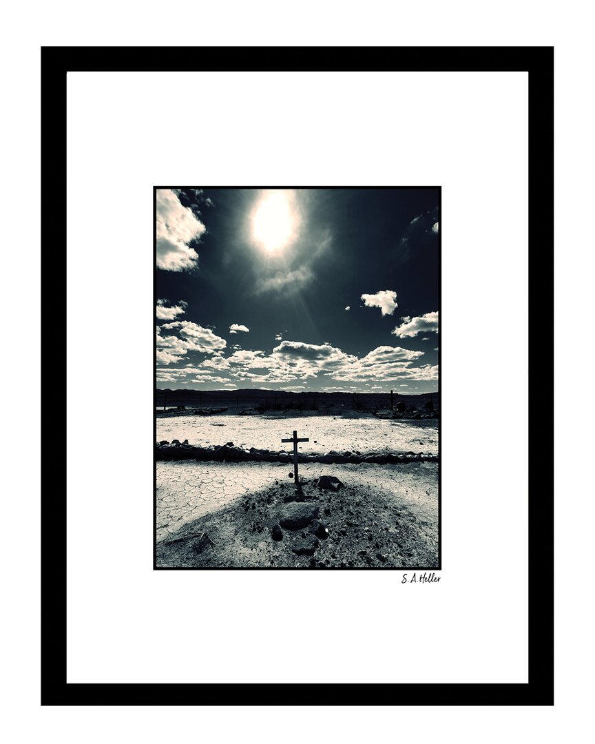 Fairchild Black & White Cross In The Cloud Wall Art By Steven A. Heller