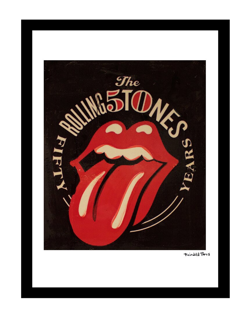 Fairchild Paris Venice Beach Collections The Rolling Stones 50 Years Framed Print Wall Art