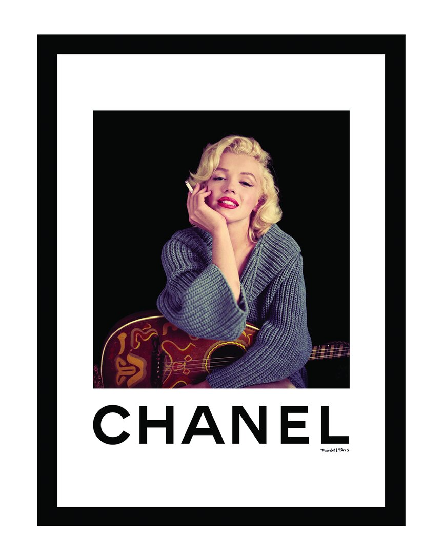 Fairchild Paris Venice Beach Collections Marilyn Monroe In Sweater Framed Print Wall Art