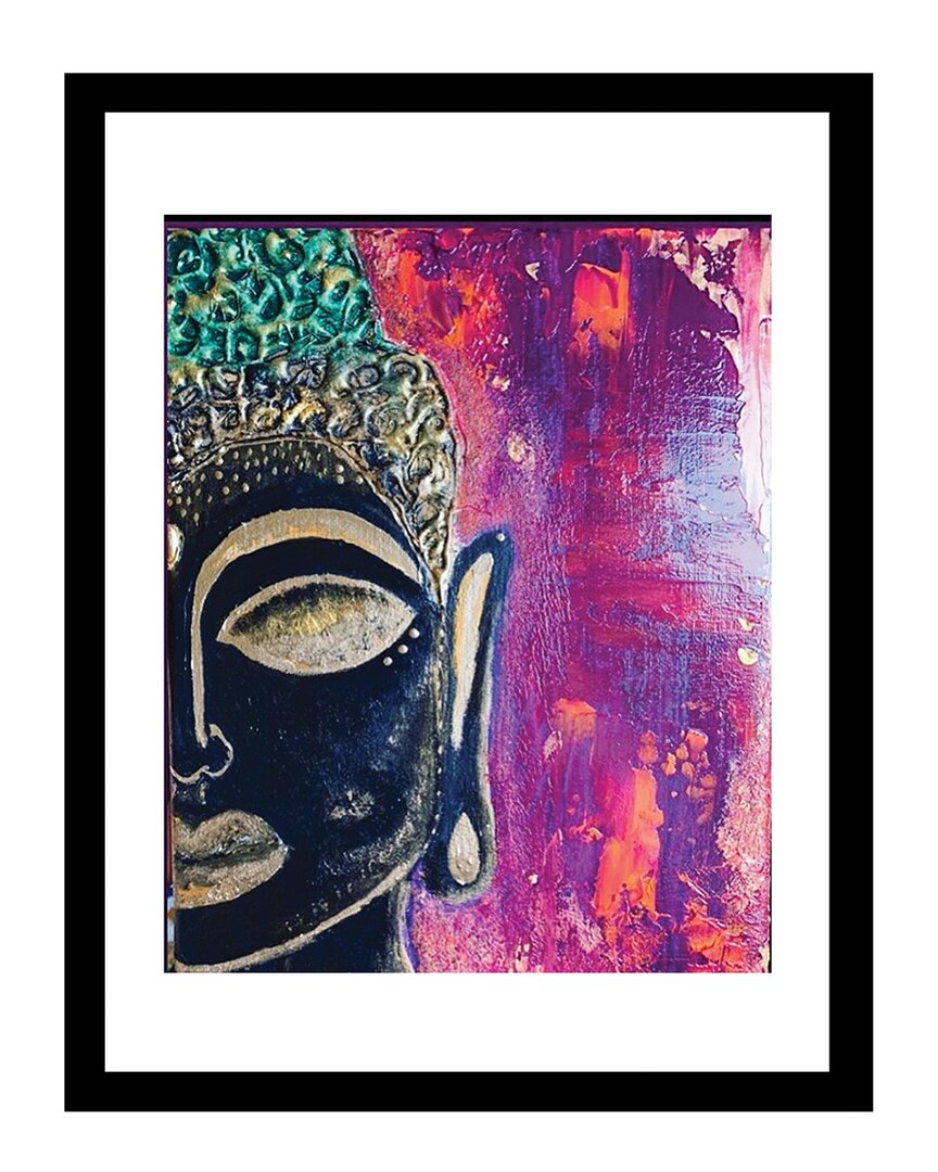 Wahlart Design Venice Beach Collections Wahl Abstract Art Tribal Woman - Pink/black - 14x1 Wall Art By Sarah Wahl