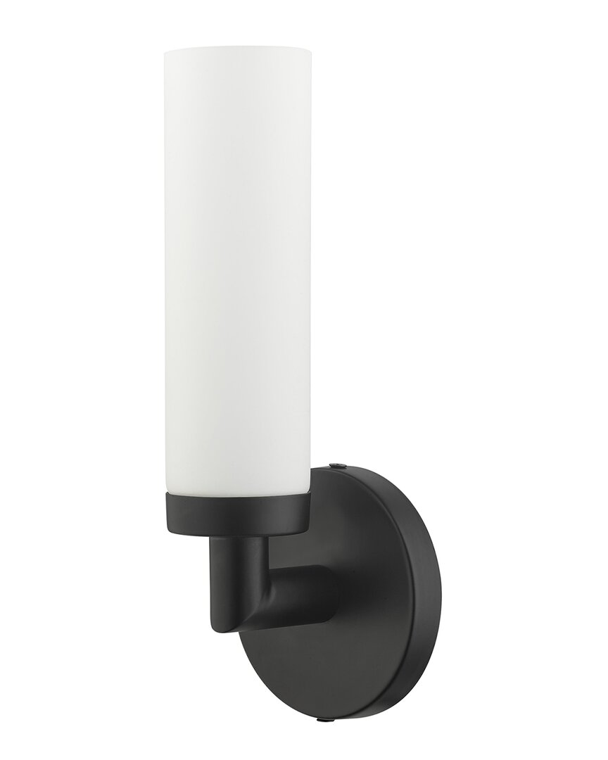Livex Lighting 1-light Ada Single Sconce In Black