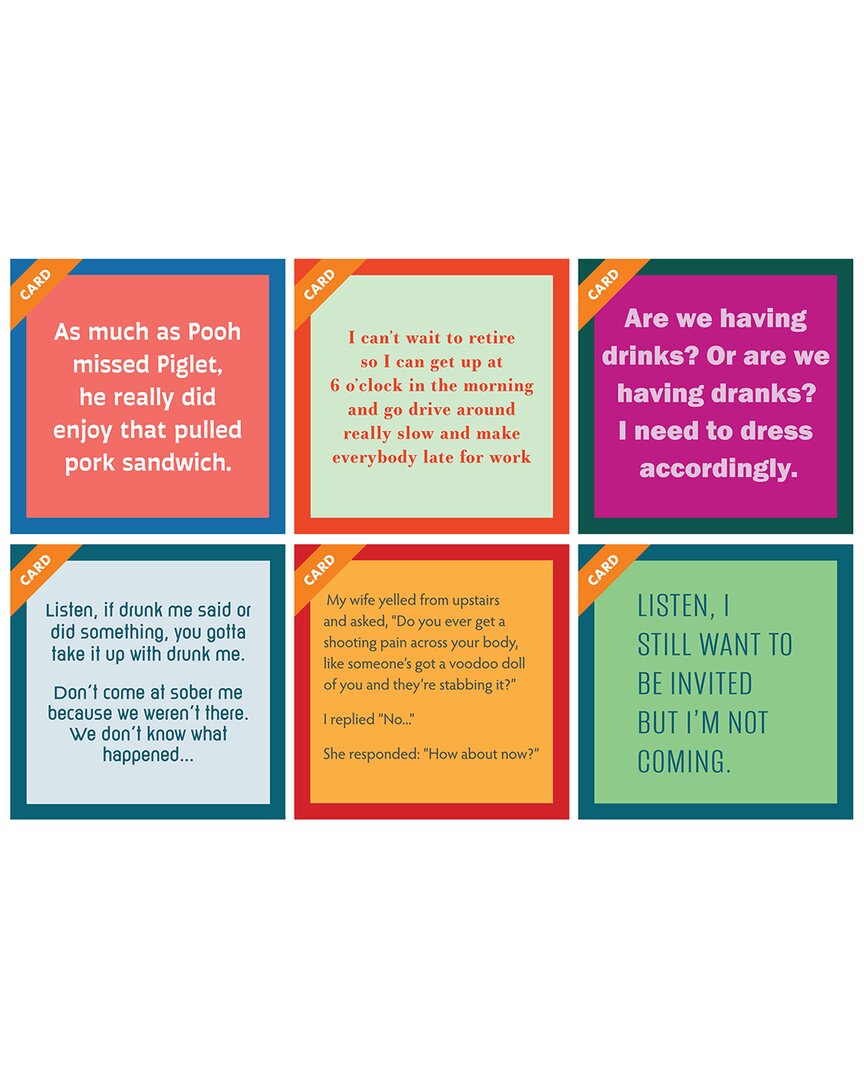 Drinks On Me Funny Af Favorites Greeting Card Best Seller Bundle 6-pack In Multi