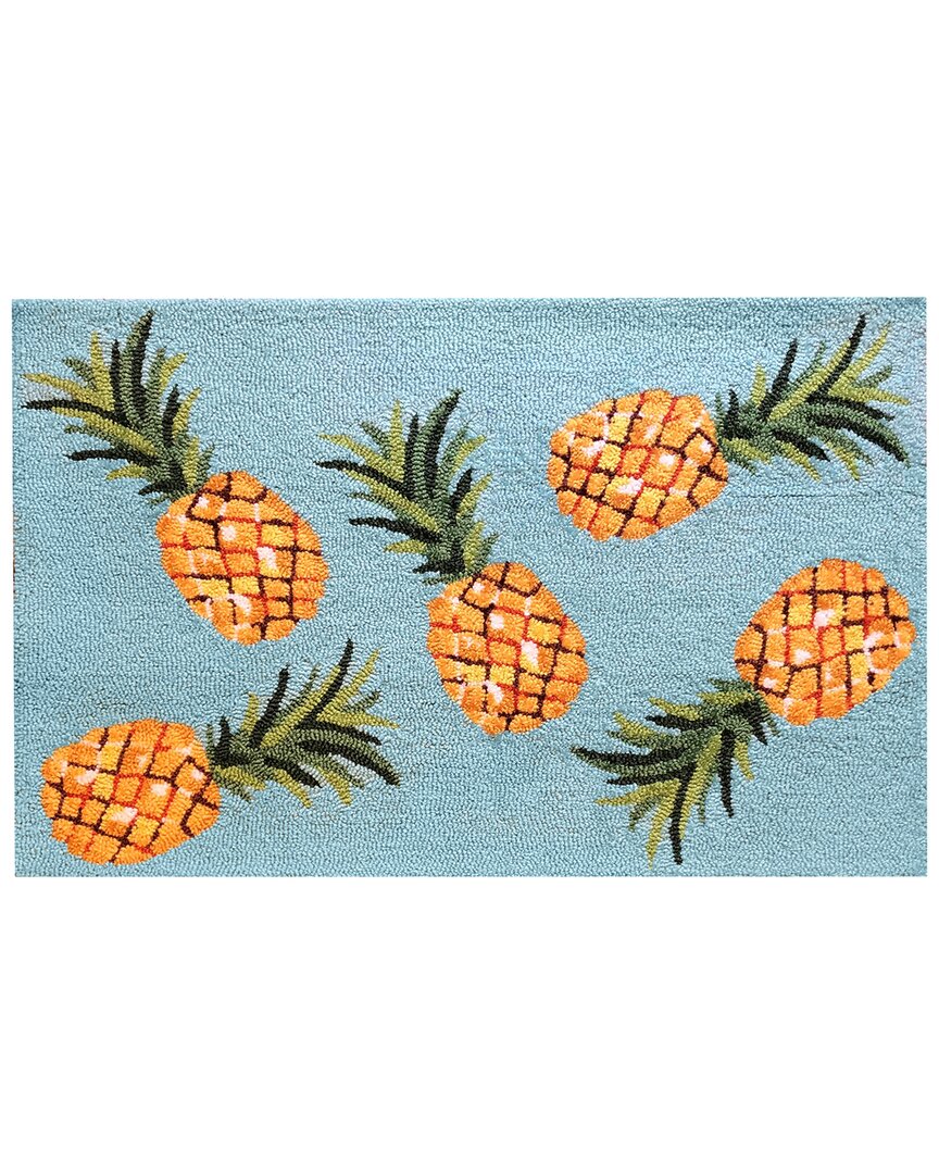 THE RUG MARKET THE RUG MARKET PINEAPPLE TOSS 24X36IN DOORMAT