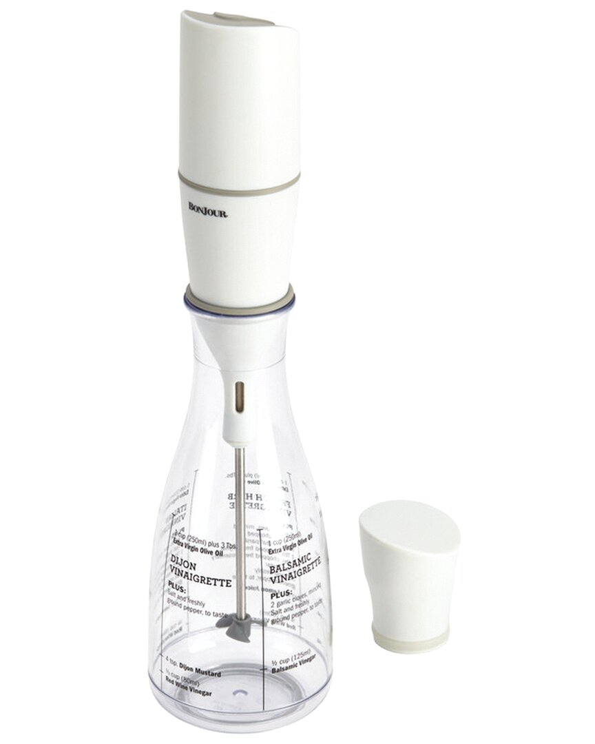 Bonjour Chef's Tools Plastic Salad Dressing Carafe And Handheld Mixer