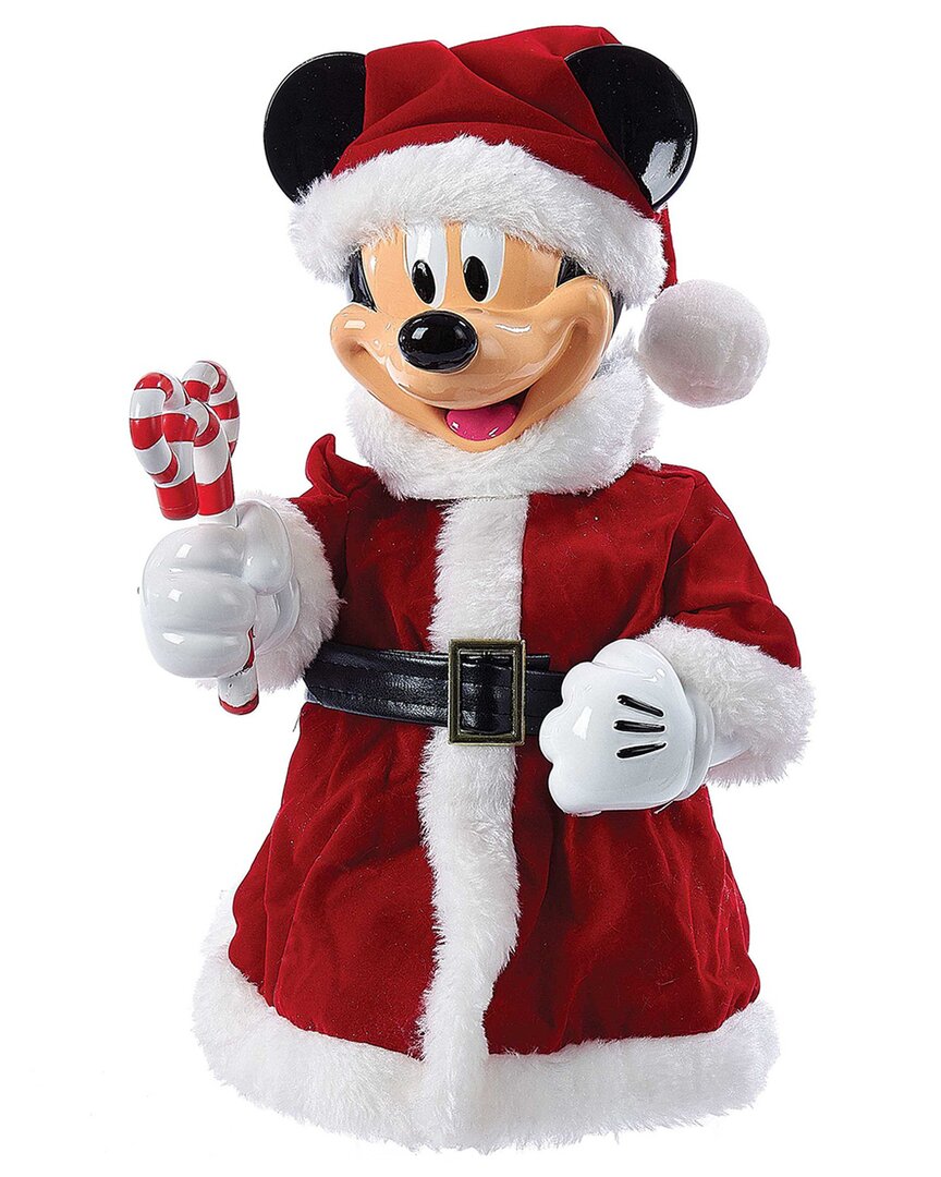 Kurt Adler 10in Mickey Mouse Treetop/tablepiece With Bendable Arms