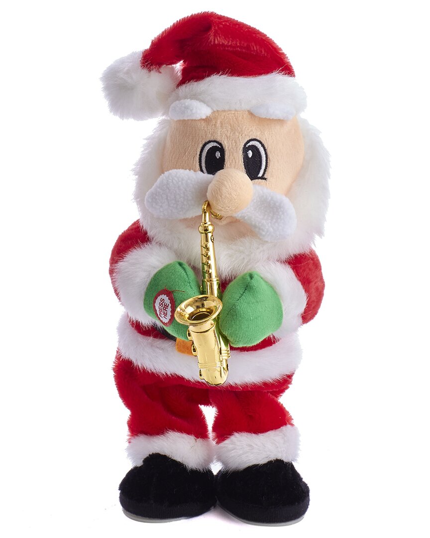 Kurt Adler 14in Battery-operated Dancing Jazz Santa