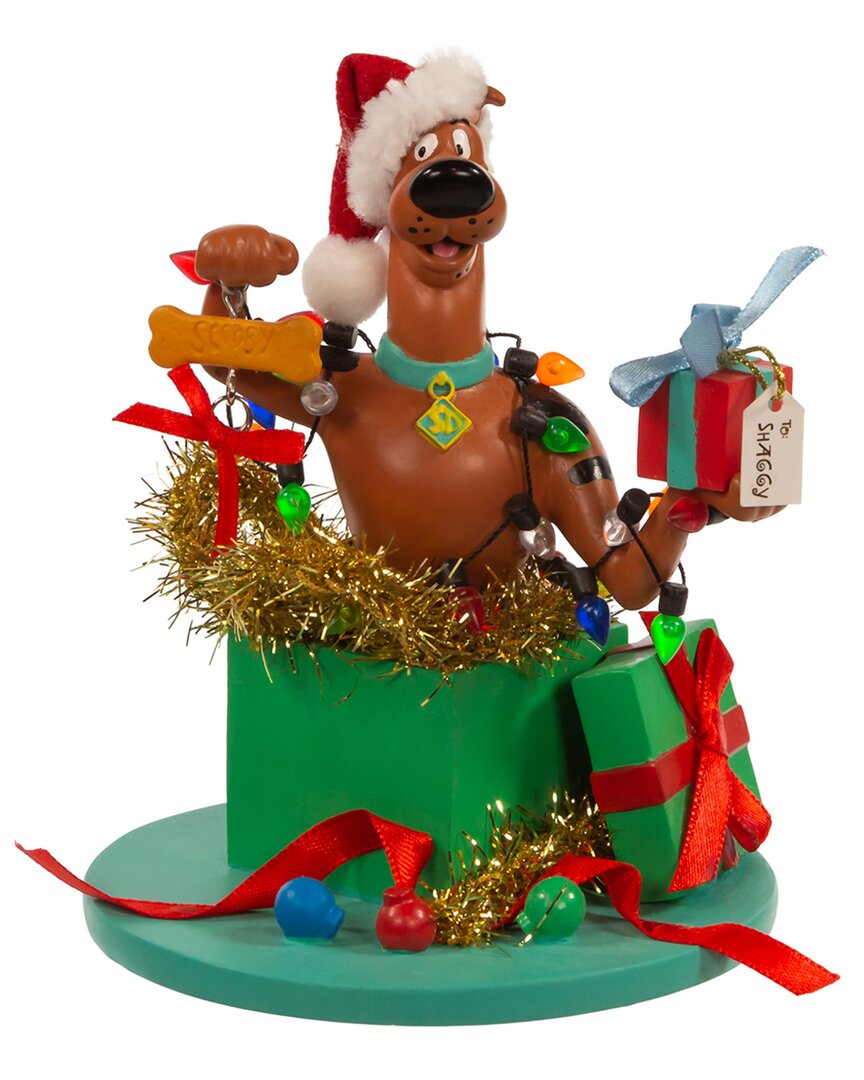 Kurt Adler 5in Foam Mache Scooby Doo In Present