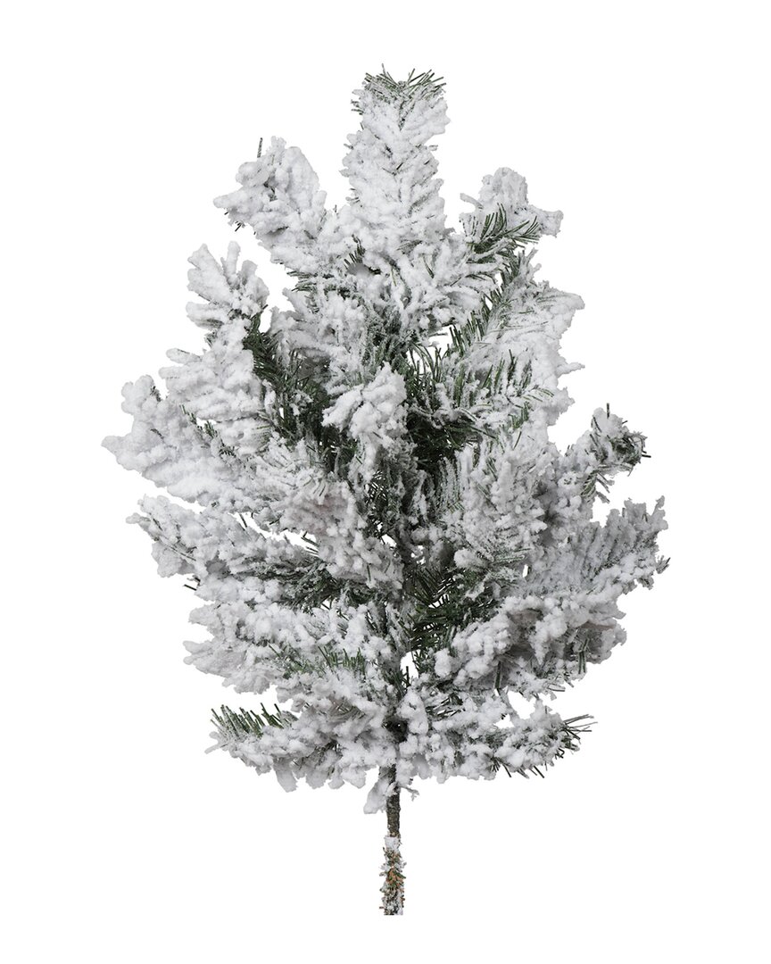Vickerman 2pc Set 24in Flocked Alaskan Pine Artificial Christmas Sprays In Gray