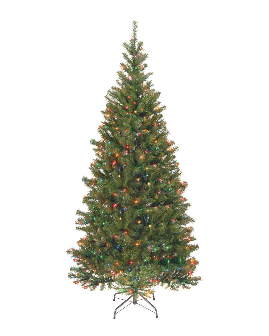 National Tree Company 7.5' Aspen Spruce Hinged Tree