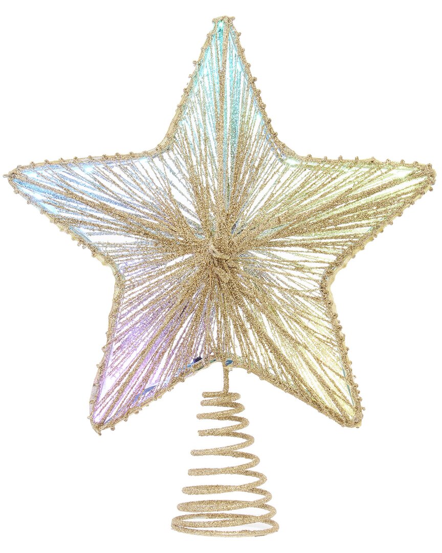 Kurt Adler 11.5-inch 27-light Multicolor Led Star Tree Topper In Multi