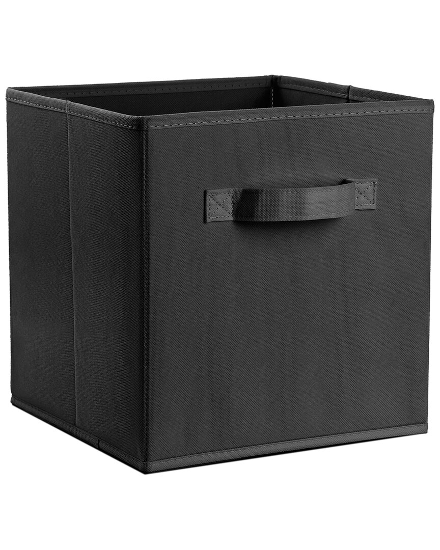 Fresh Fab Finds Pack Of 4 Foldable Storage Cube Bins In Black