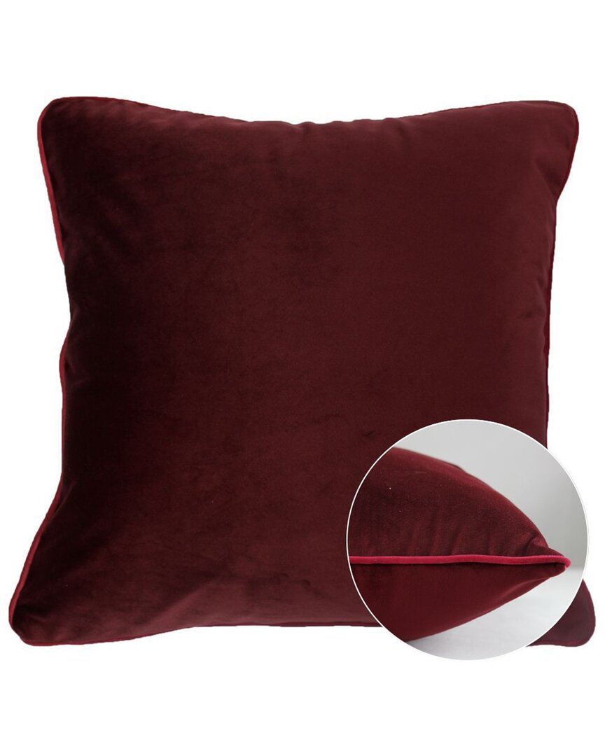 garnier thiebaut velours bordeaux-rose cushion cover