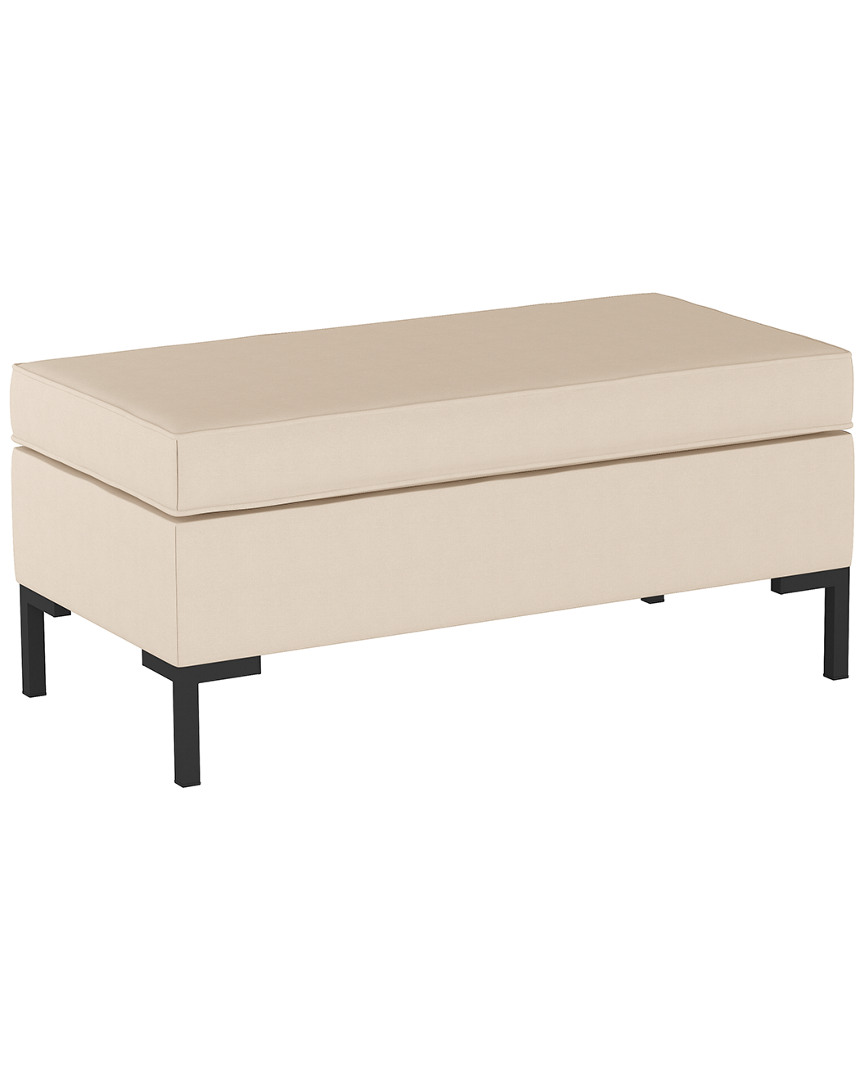 Skyline Furniture Pillowtop Bench In Neutral