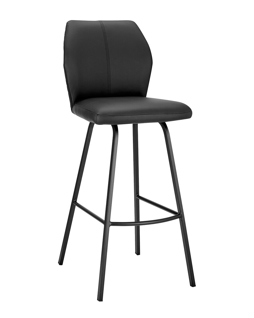 Armen Living Tandy Metal 26in Counter Stool In Black