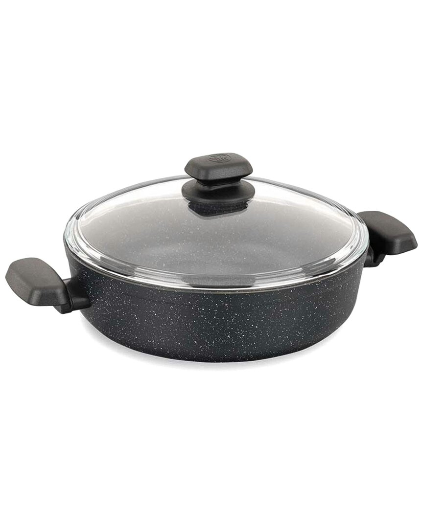 Korkmaz Ornella Low Casserole 24x6.5 In Black