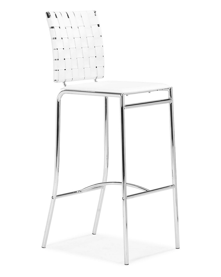 Zuo Modern Criss Cross Counter Chair (set Of 2)