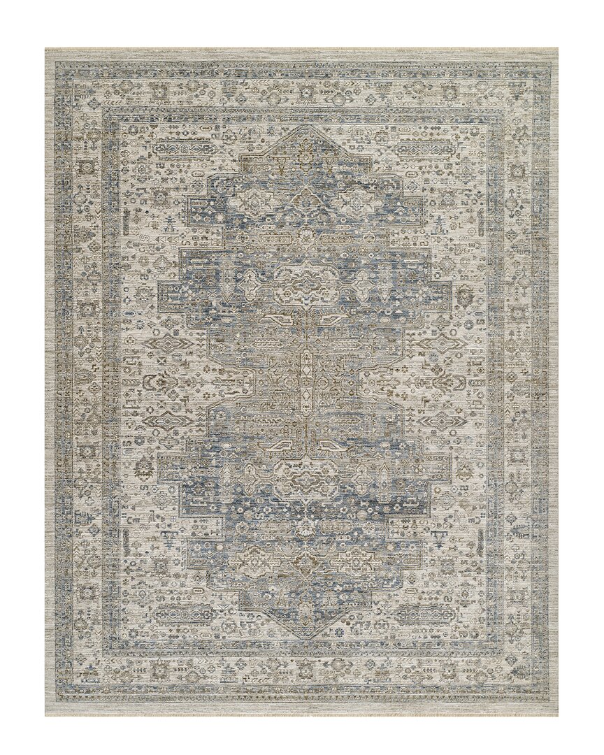 Momeni Georgina Traditional Medallion Rug In Blue