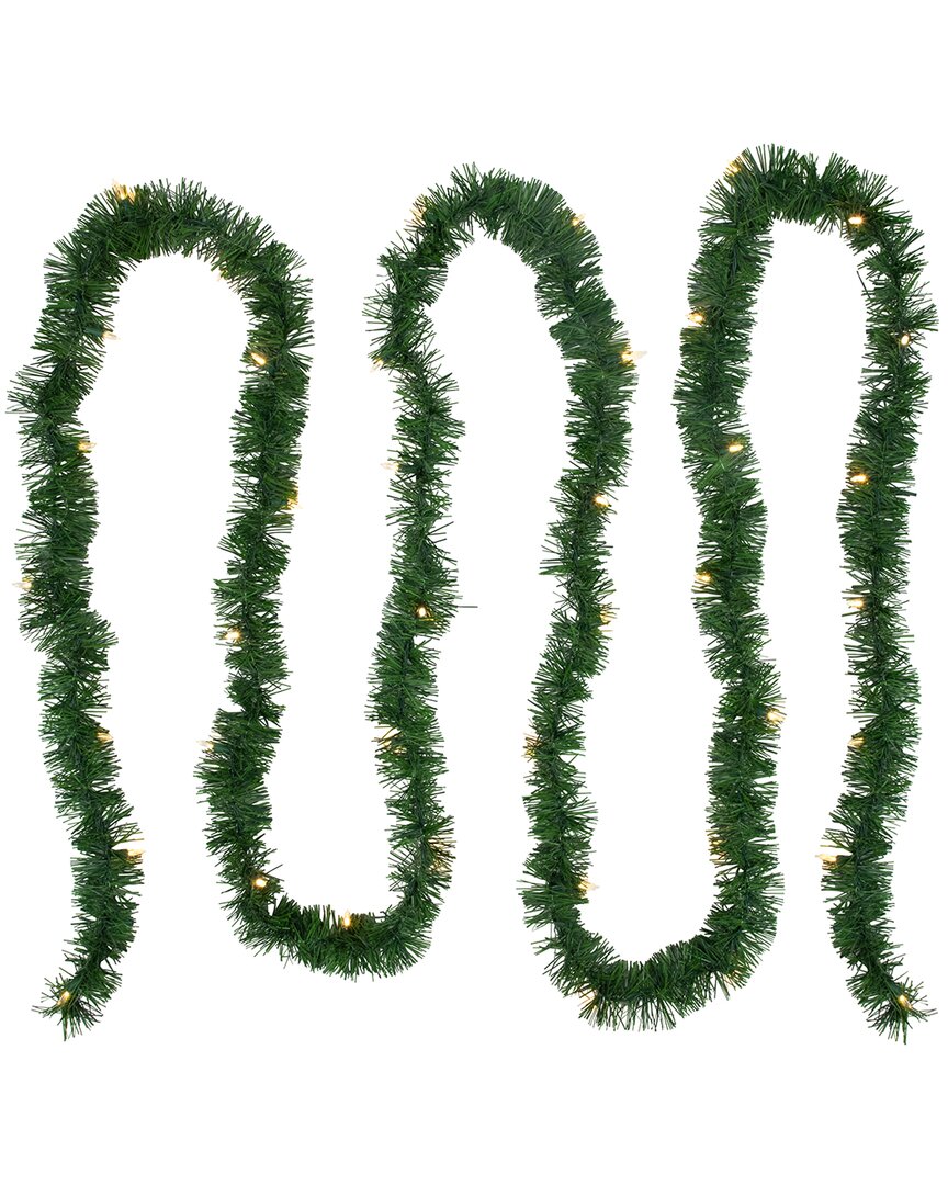 Northlight 18ft Pre-lit Pine Artificial Christmas Garland