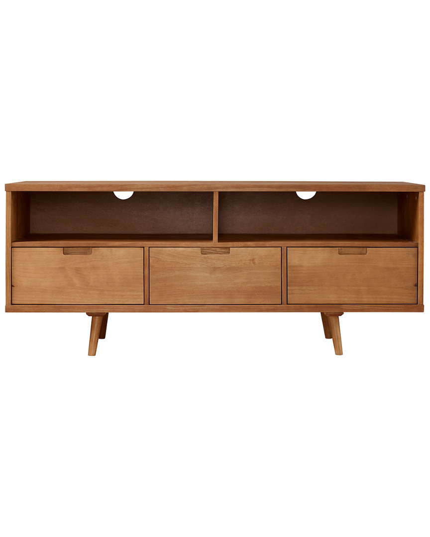 Hewson 58in 3-drawer Solid Wood Tv Console