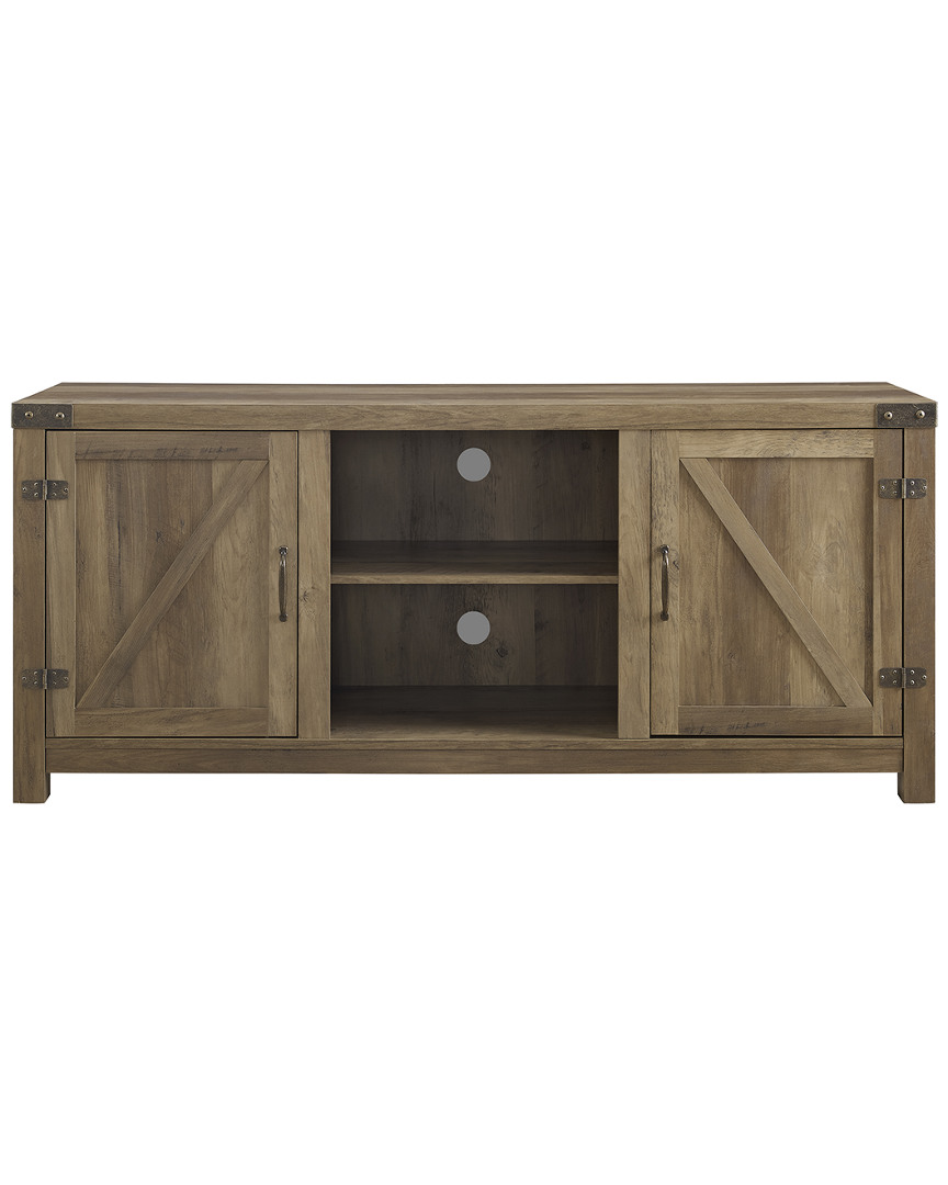 Hewson 58in Farmhose Wood Tv Stand Storage Console