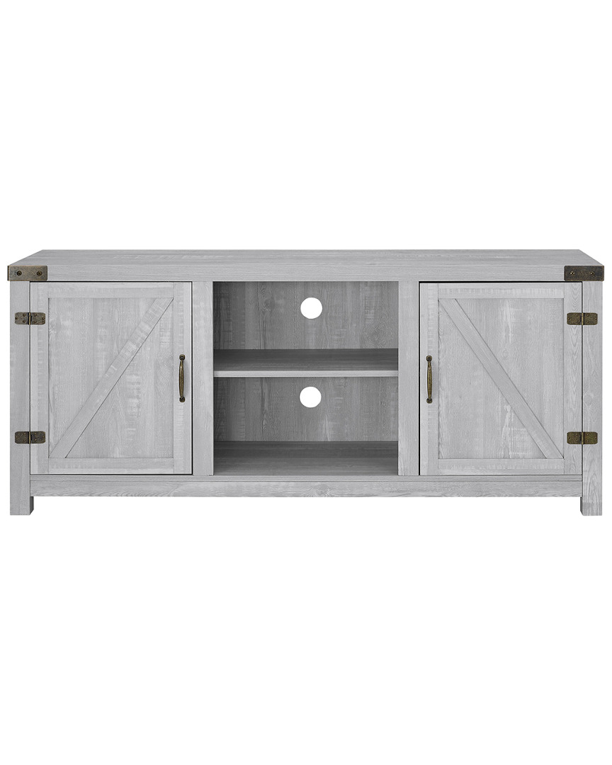 Hewson 58in Farmhose Wood Tv Stand Storage Console