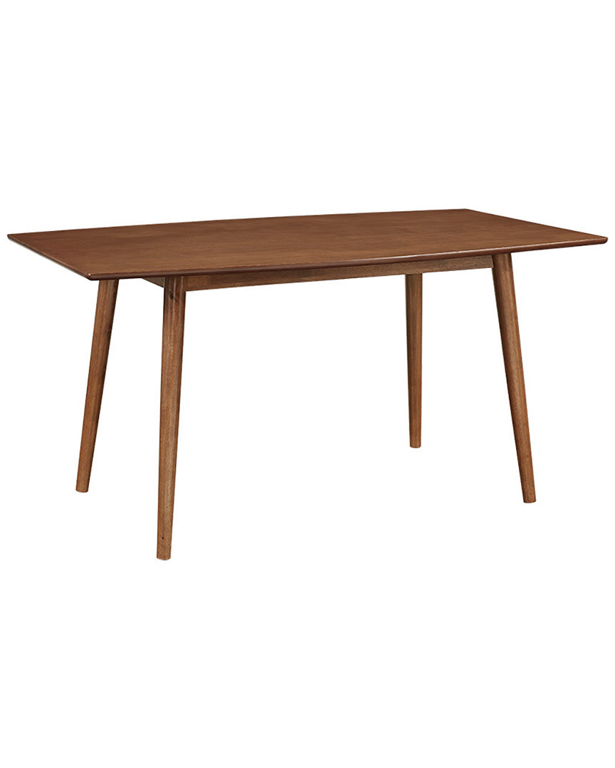 Hewson Solid Wood Mid-century Modern Kitchen Dining Table