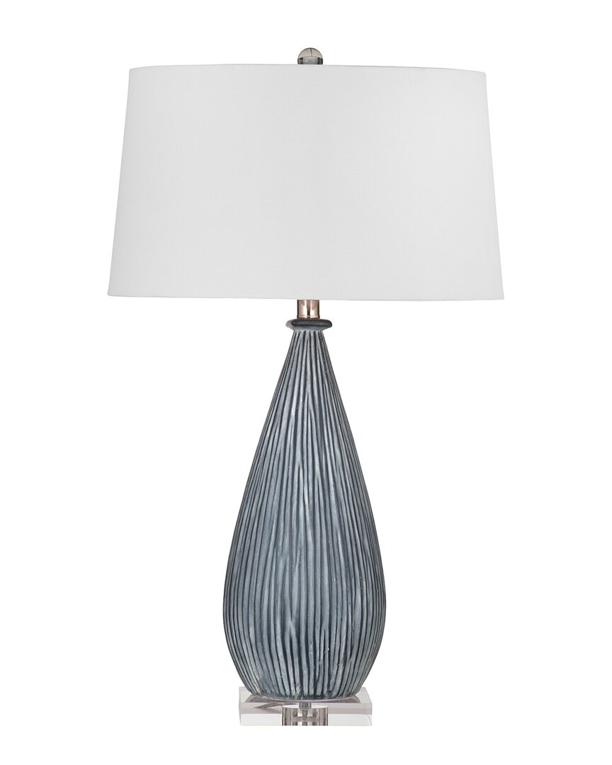 Bassett Mirror Leonardo Table Lamp In Blue