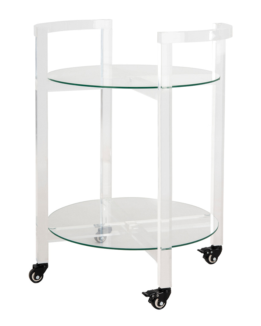 Safavieh Couture Jules 2-tier Acrylic Bar Cart