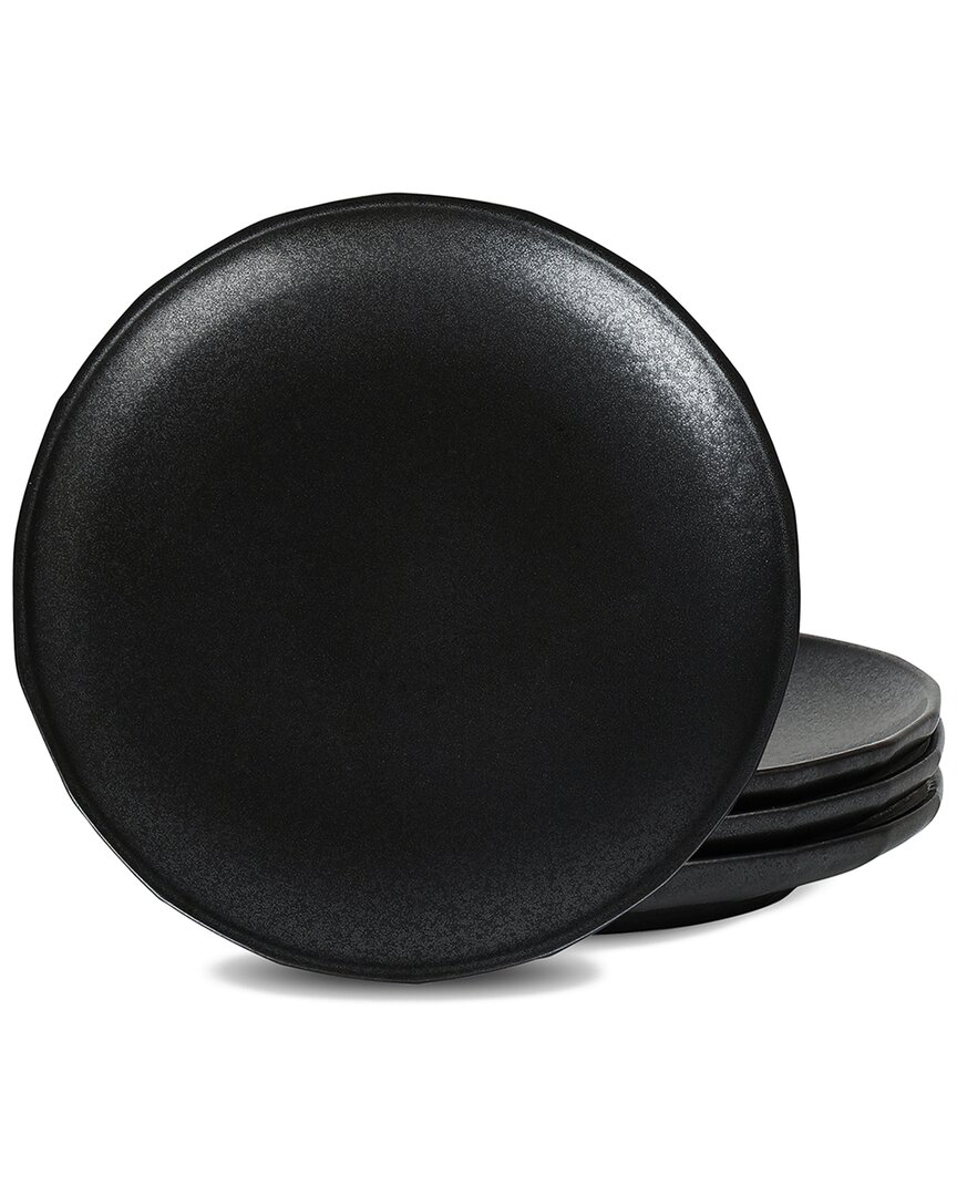 Stone Lain Rio 4pc Dinner Plate Set In Black