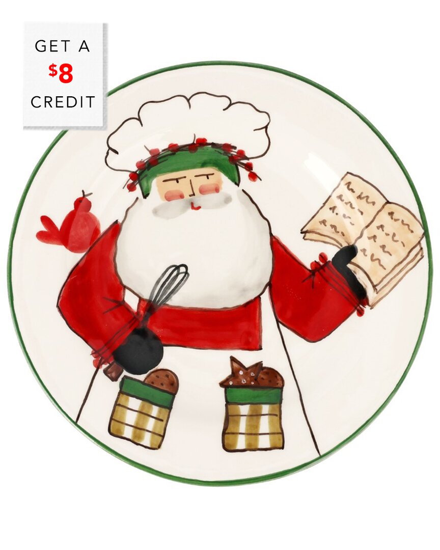 Vietri Old St. Nick 2025 Limited Edition Salad Plate