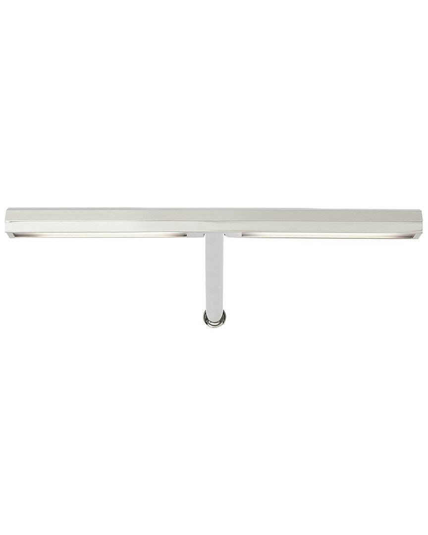 Visual Comfort & Co. Modern Collection Plural Faceted 8 Picture Light In Polished Nickel