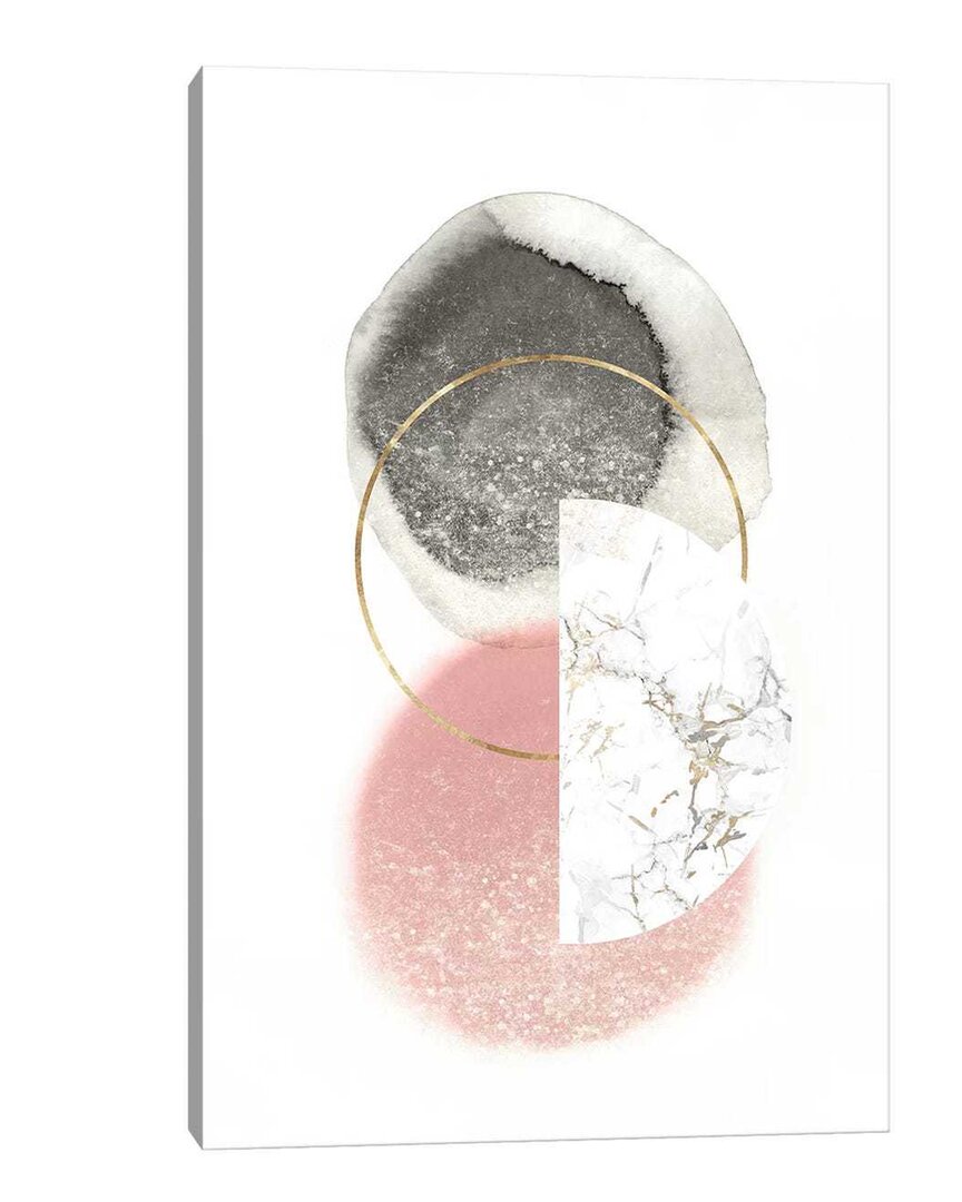Icanvas Blushing Geo Ii Canvas Wall Art