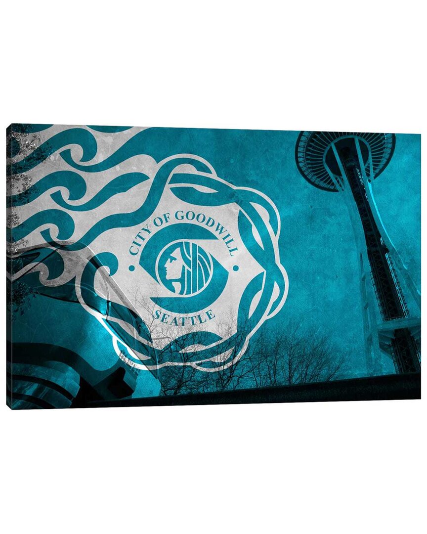 Icanvas Seattle, Washington (downtown Skyline) Canvas Wall Art