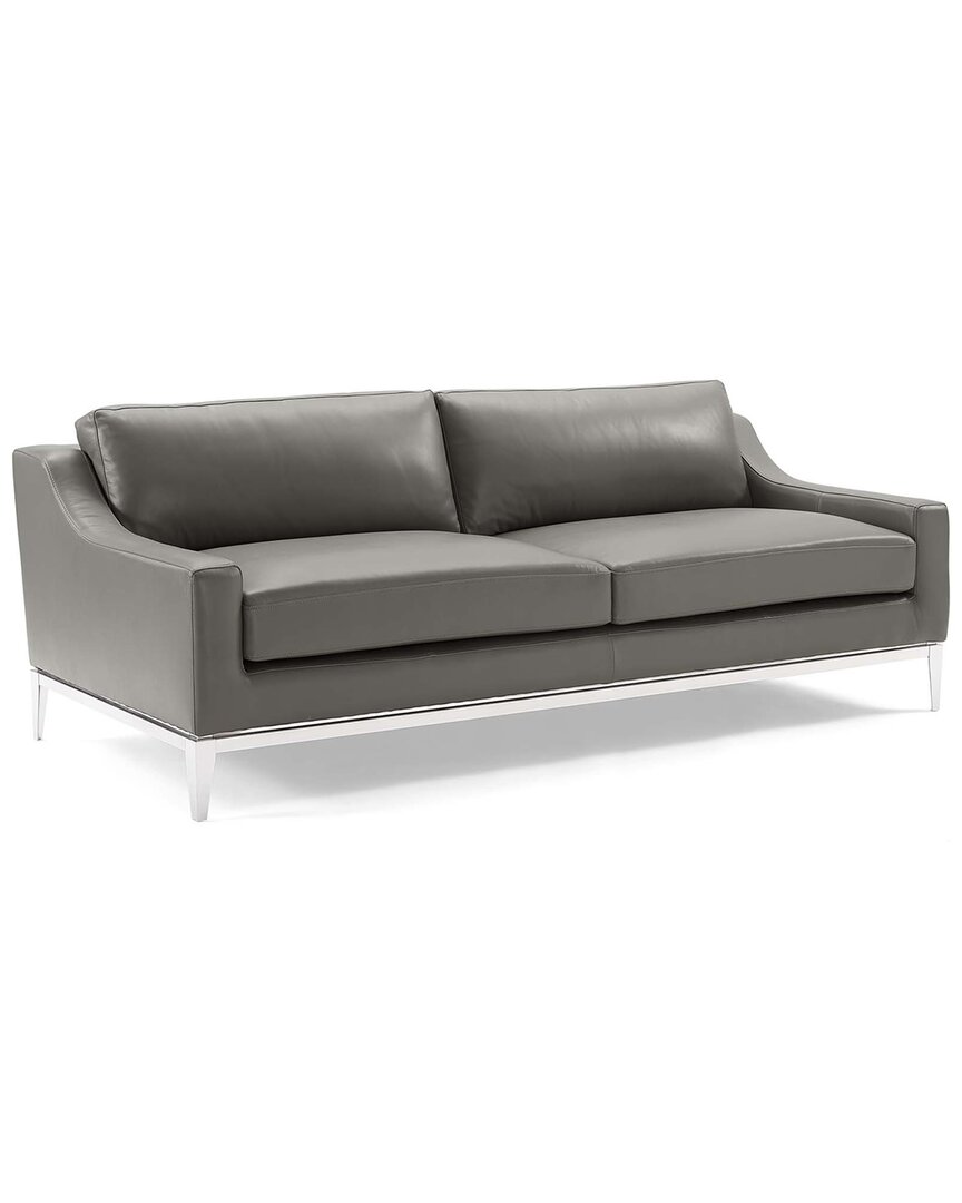 Modway Harness 83.5in Leather Sofa