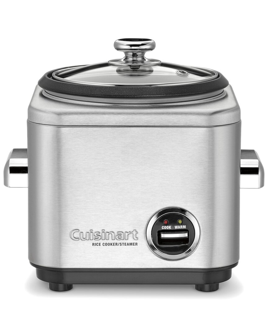 Cuisinart 4qt Rice Cooker Crc-400p1 In Metallic