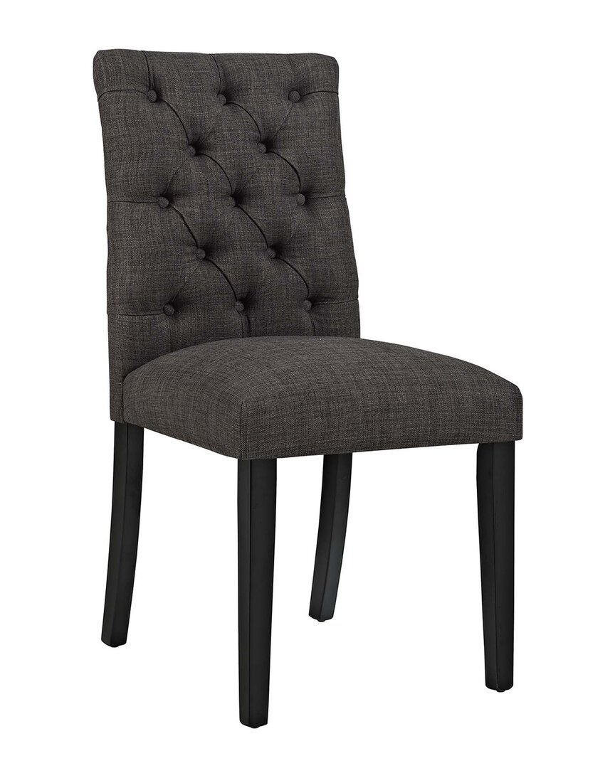 Modway Duchess Parsons Upholstered Fabric Dining Side Chair