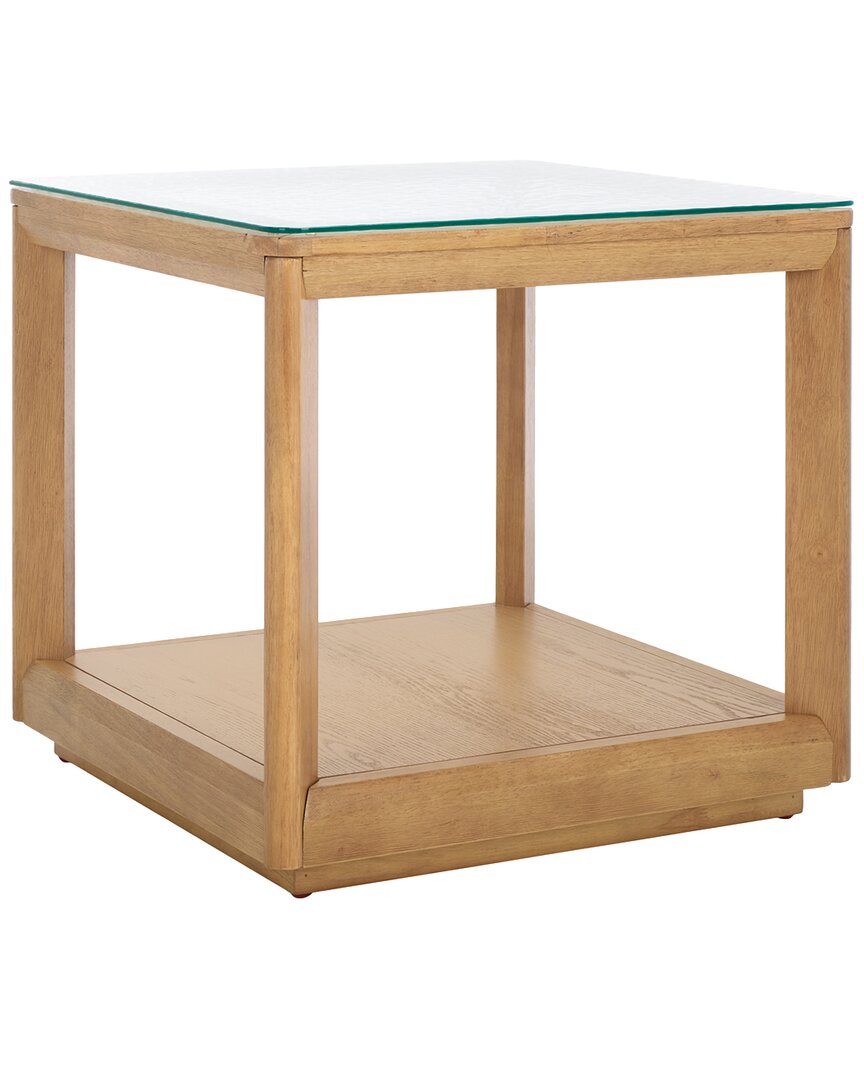Safavieh Couture Benecarlo Glass Top Accent Table