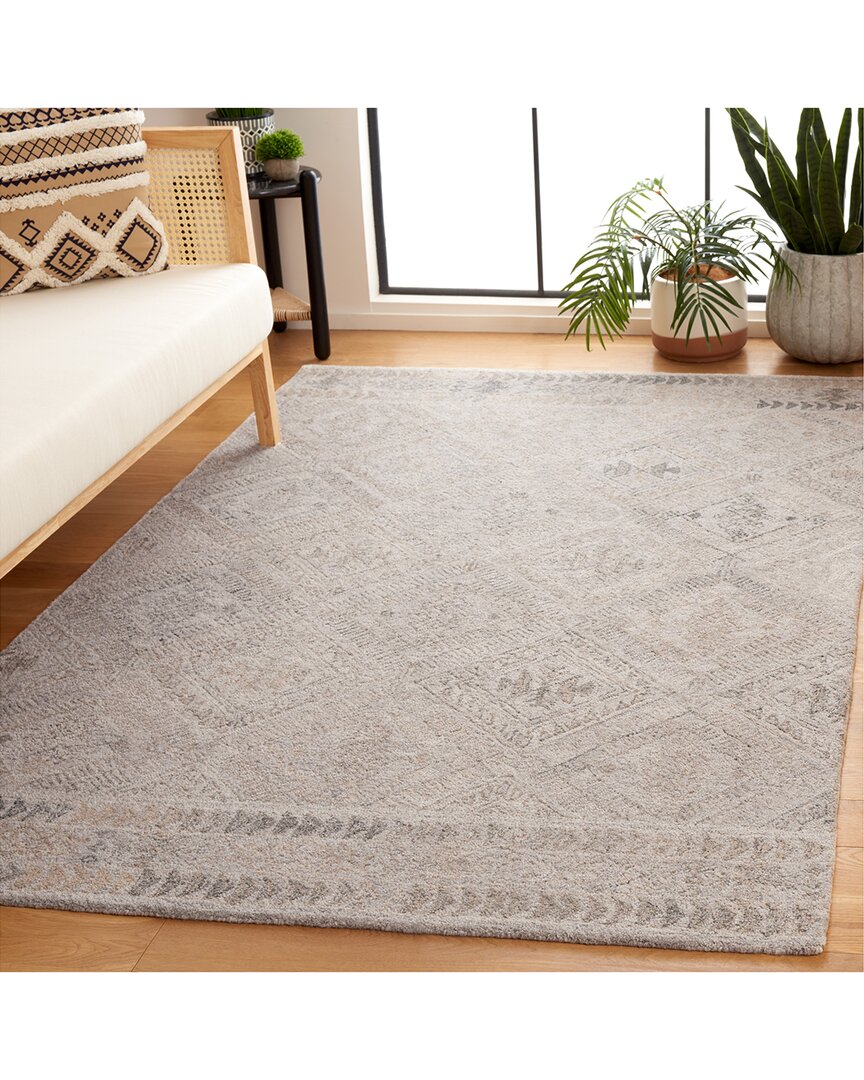Safavieh Abstract Boho Haze Hand-tufted Rug In Neutral