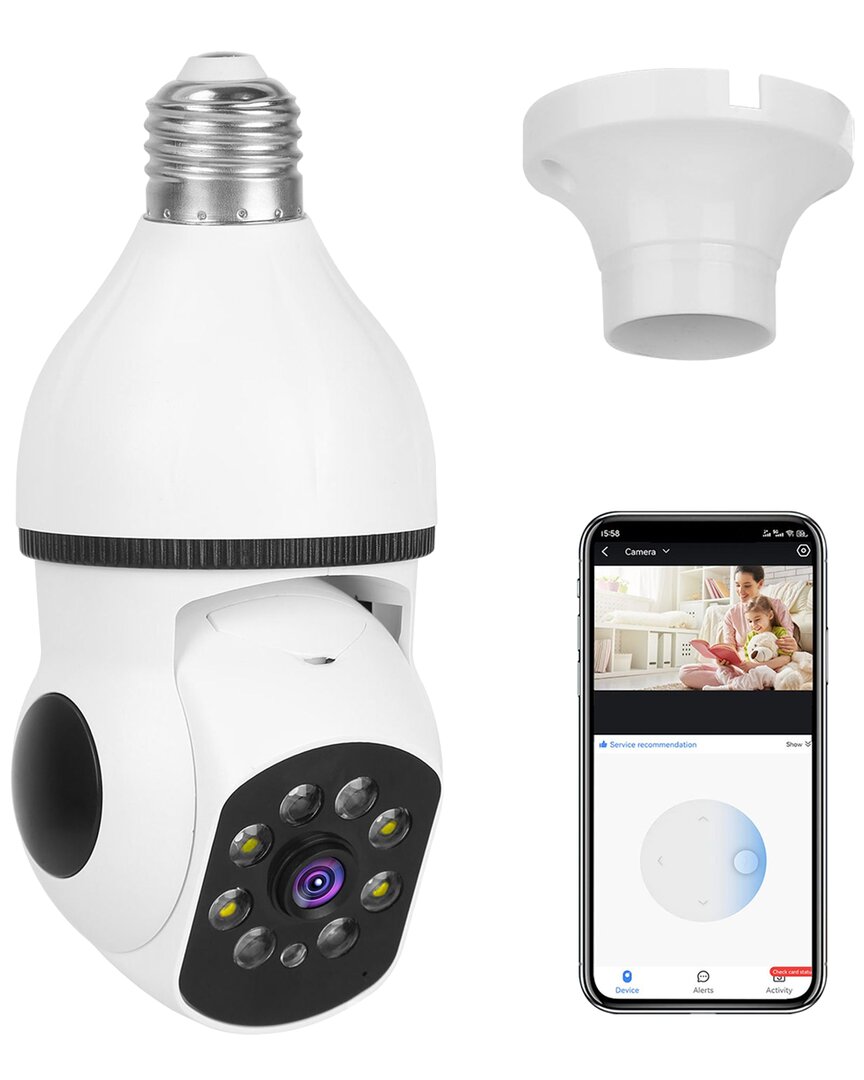 Fresh Fab Finds Wifi Bulb Security Camera In White