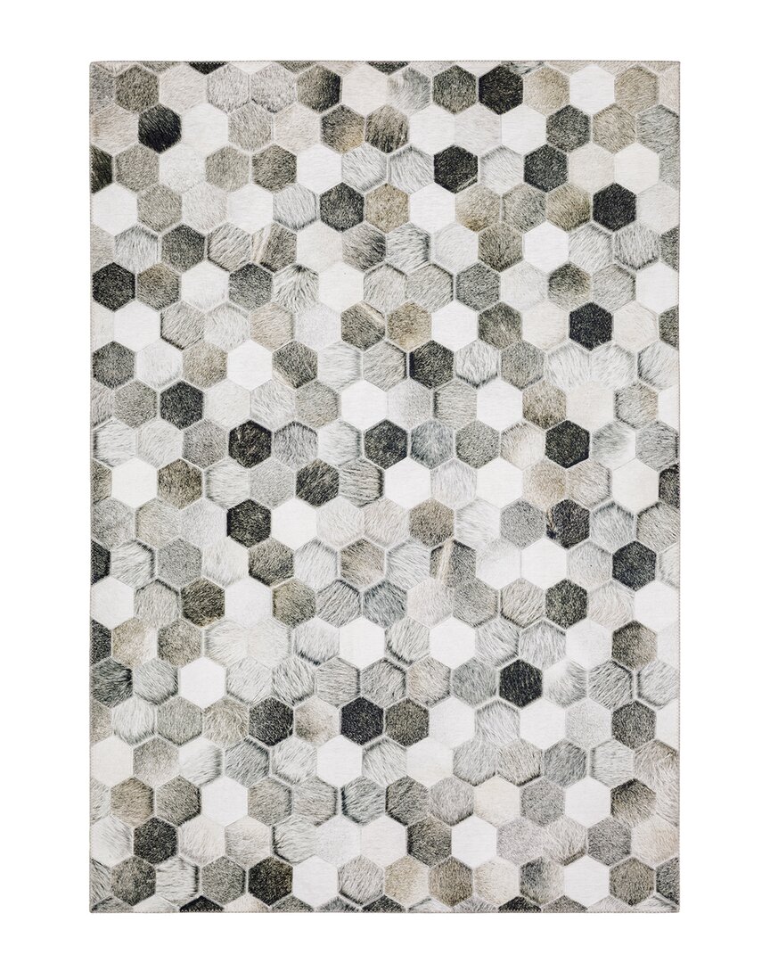 Stylehaven Melody Geometric Rug In Grey
