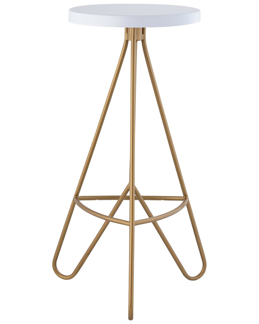 Jonathan Y Spiroa 30in Modern Industrial Backless Circular Bar Stool
