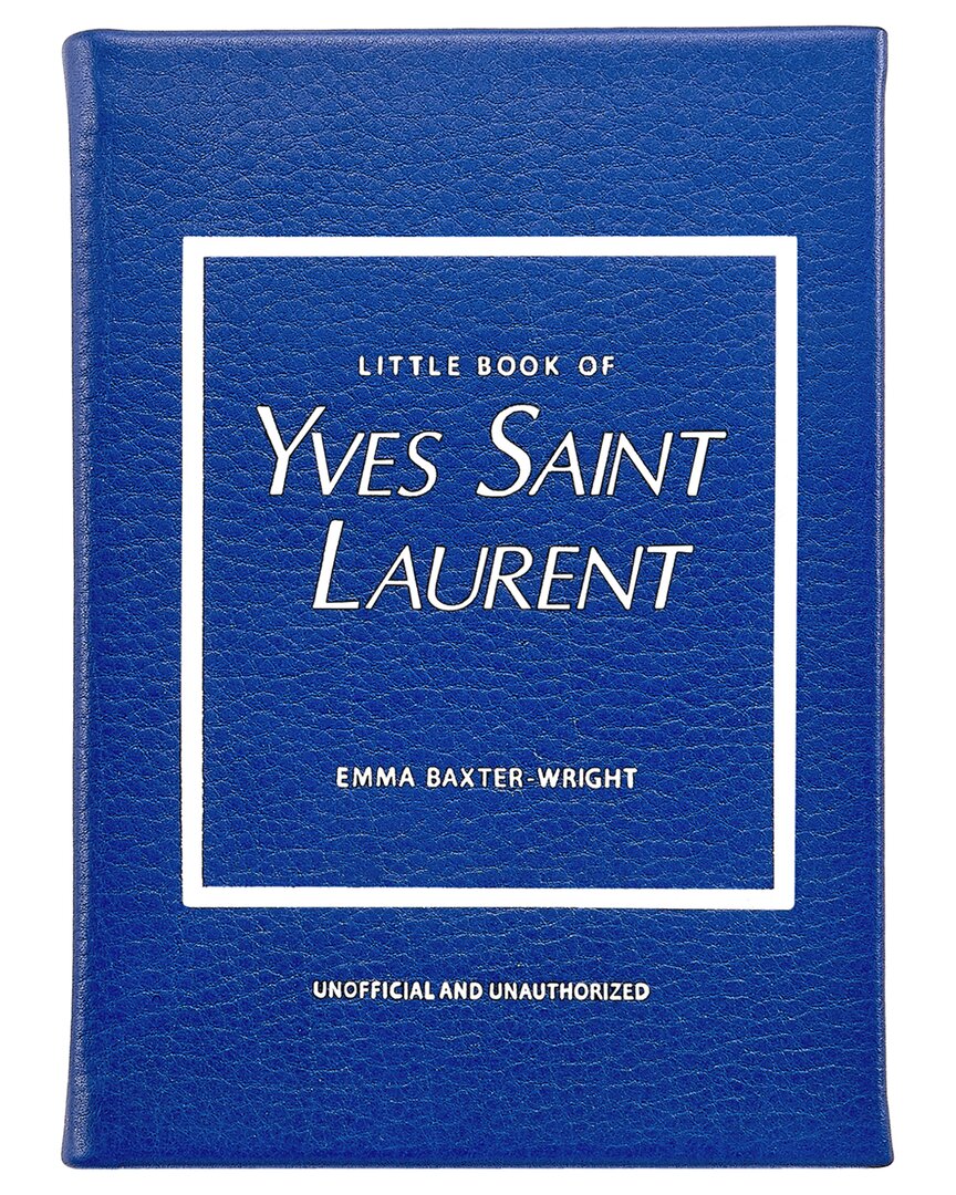 Graphic Image Little Book Of Ysl Leather Hardcover Book
