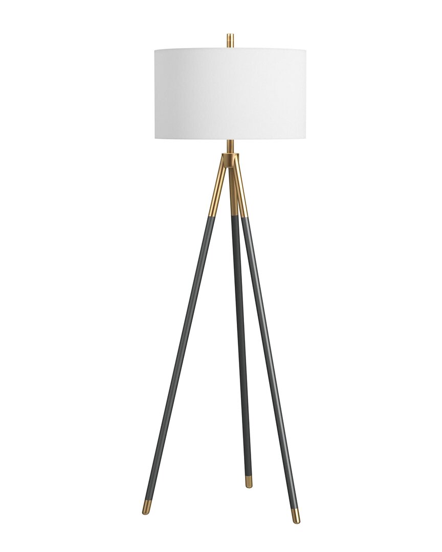 Bassett Mirror Rowe Floor Lamp In Black