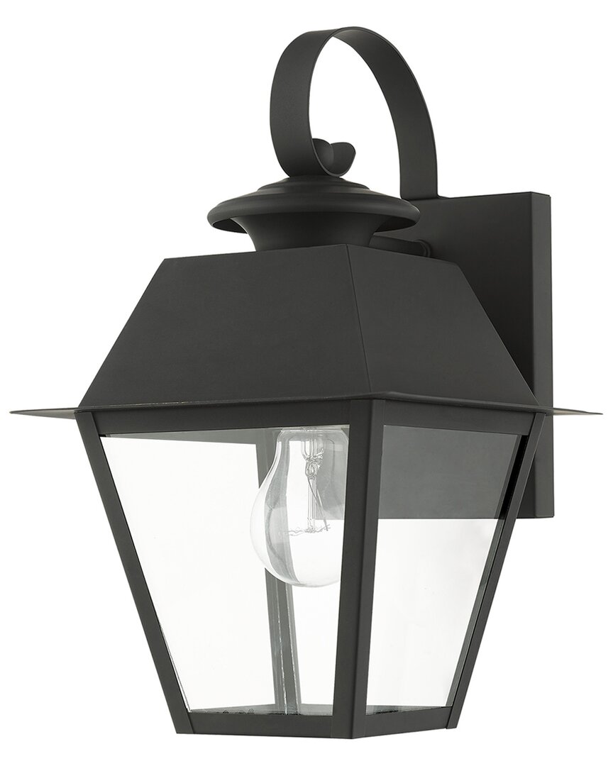 Livex Lighting 1 Light Black Outdoor Wall Lantern