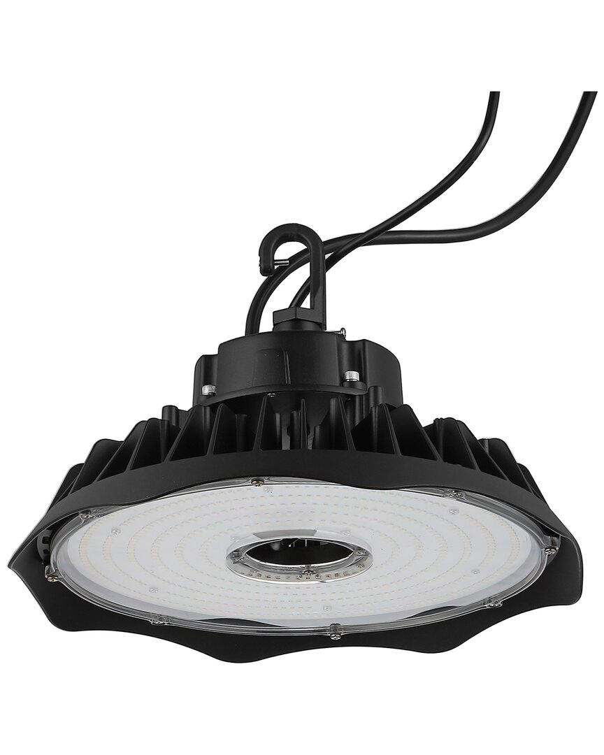 Jonathan Y 200 Watt Indoor/outdoor Led Ufo Light In Black