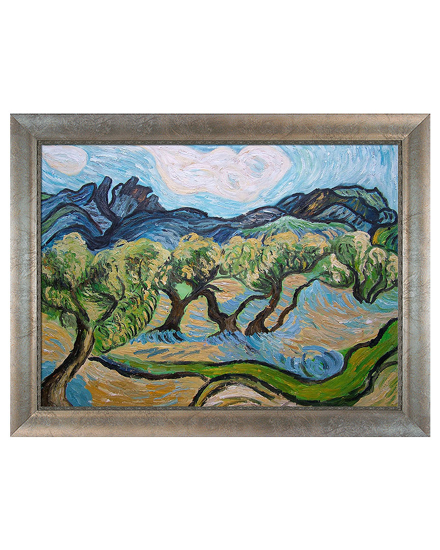 Museum Masters Olive Trees With The Alpilles In The Background By Vincent Van Gogh