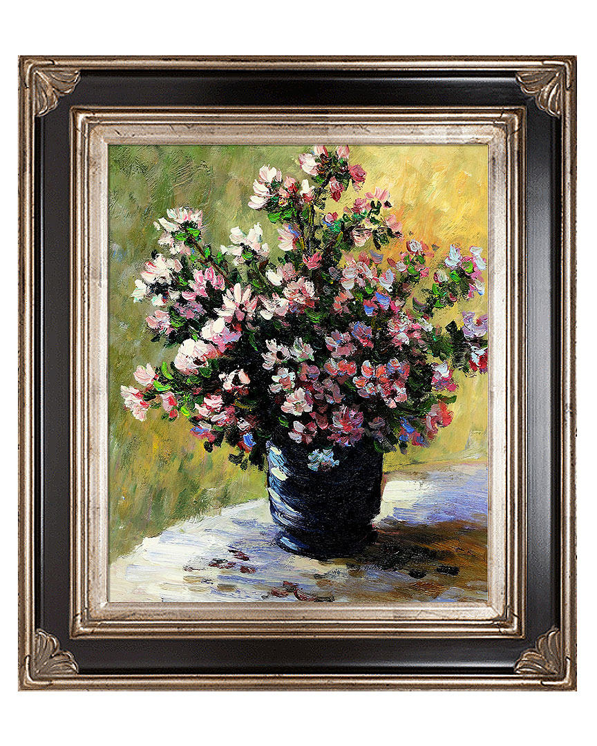 Museum Masters Vase Of Flowers By Claude Monet