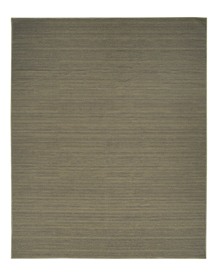 Shop Nourison Washable Essentials Wae01 Polyester & Cotton Area Rug In Green